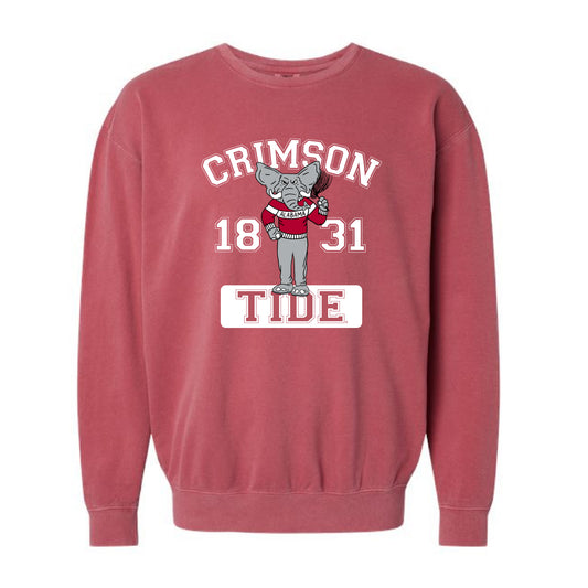The Cheering Big Al 1831 | Crimson Sweatshirt