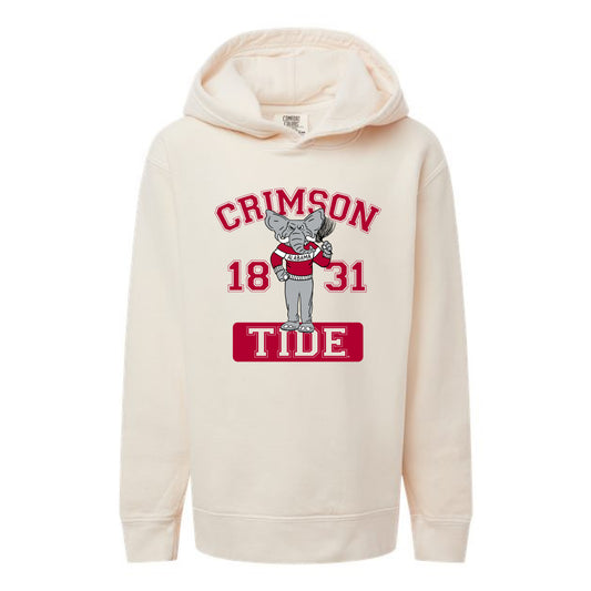 The Cheering Big Al 1831 | Youth Ivory Hoodie