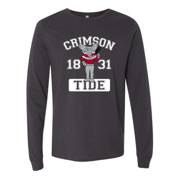 The Cheering Big Al 1831 | Dark Grey Long Sleeve Tee