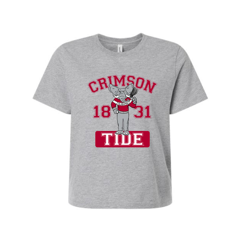 The Cheering Big Al 1831 | Athletic Heather Tee