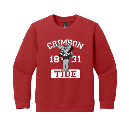 The Cheering Big Al 1831 | Youth Classic Red Sweatshirt