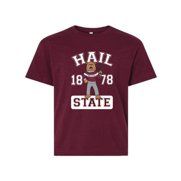 The Cheering Bully 1878 | Youth Maroon Tee