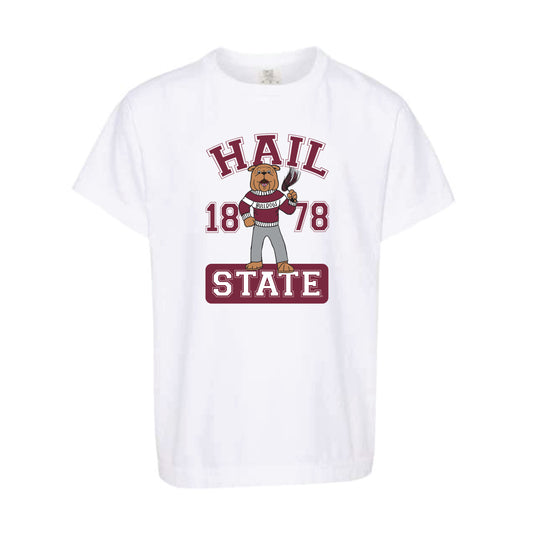 The Cheering Bully 1878 | Youth White Tee