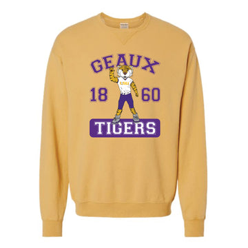 The Cheering Mike the Tiger 1860 | Artisan Gold Sweatshirt