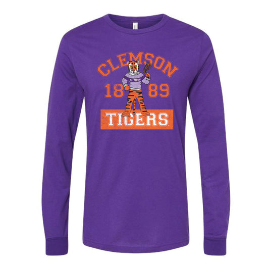 The Cheering Tiger 1889 | Team Purple Long Sleeve Tee