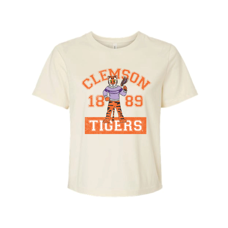 The Cheering Tiger 1889 | Natural Crop Tee