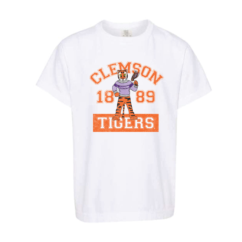 The Cheering Tiger 1889 | Youth White Tee