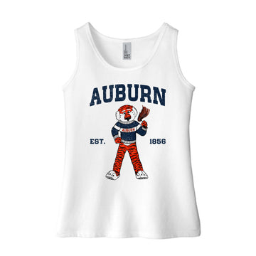 The Cheers For Aubie | Youth White Tank