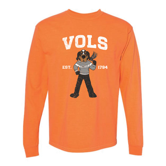 The Cheers for Smokey | Burnt Orange Long Sleeve