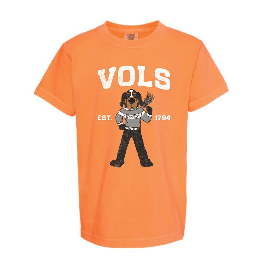 Sweatshirt Enfant Coupe Classique It's A Win Orange Tennessee Script Sweater – Shop The Mint Sweat Femme Enfant