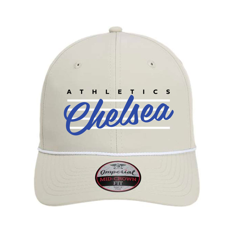 The Chelsea Athletics | Embroidered Tan/Cream/Off-White Rope Hat