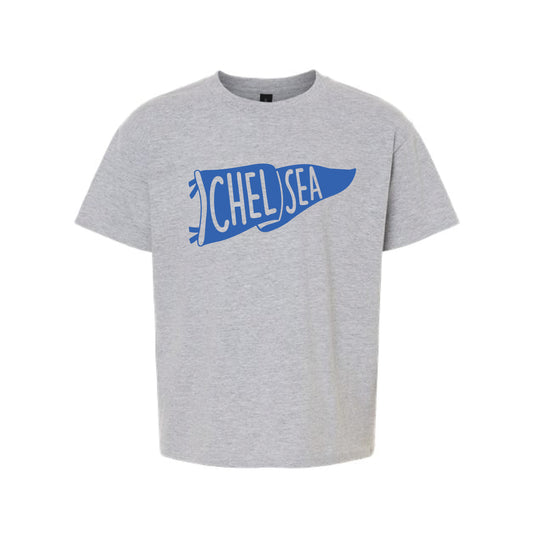 The Chelsea Flag | Youth Sports Grey Tee