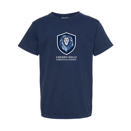 The Cherry Hills Lion | Youth True Navy Tee