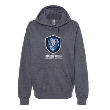 The Cherry Hills Lion | Adult Dark Heather Hoodie