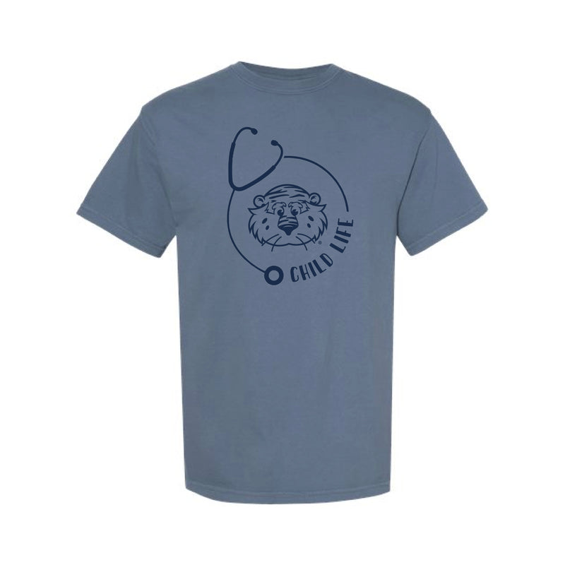 The Child Life Logo | Adult Blue Jean Tee