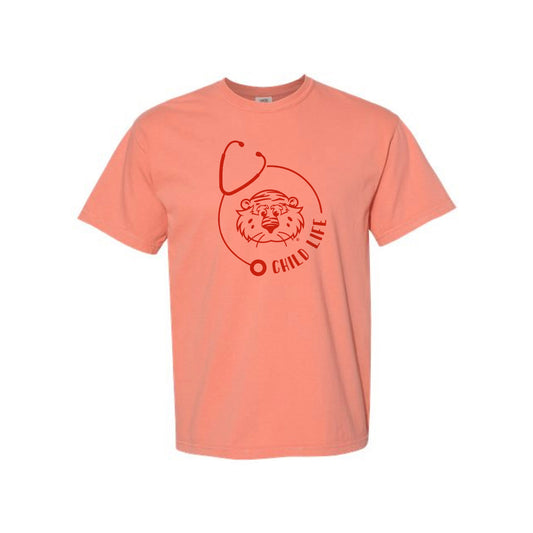 The Child Life Logo | Adult Terracotta Tee