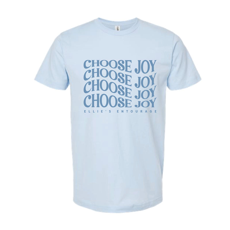 The Choose Joy | Baby Blue Oversized Tee