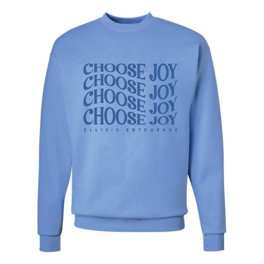 The Choose Joy | Carolina Blue Crewneck Sweatshirt