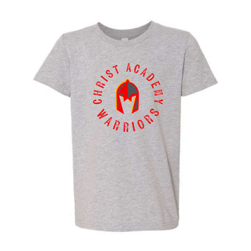 The Christ Academy Circle | Youth Athletic Heather Tee