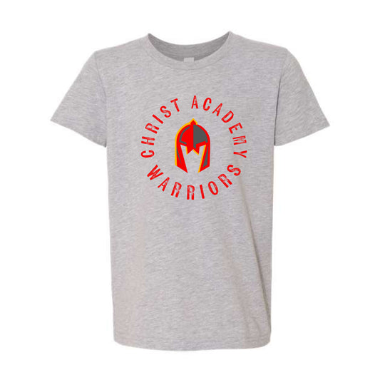 The Christ Academy Circle | Youth Athletic Heather Tee