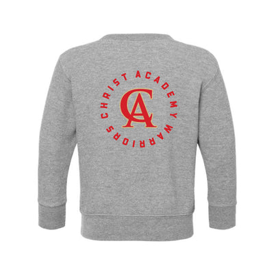 The Christ Academy Circle | Toddler Heather Crewneck Sweatshirt