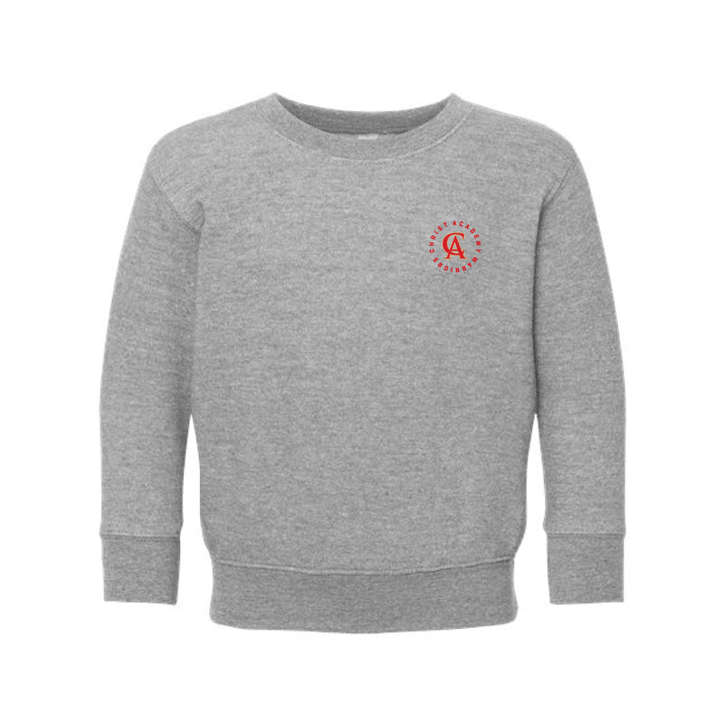 The Christ Academy Circle | Toddler Heather Crewneck Sweatshirt