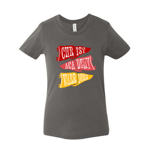 The Christ Academy Flags | Youth Asphalt Tee