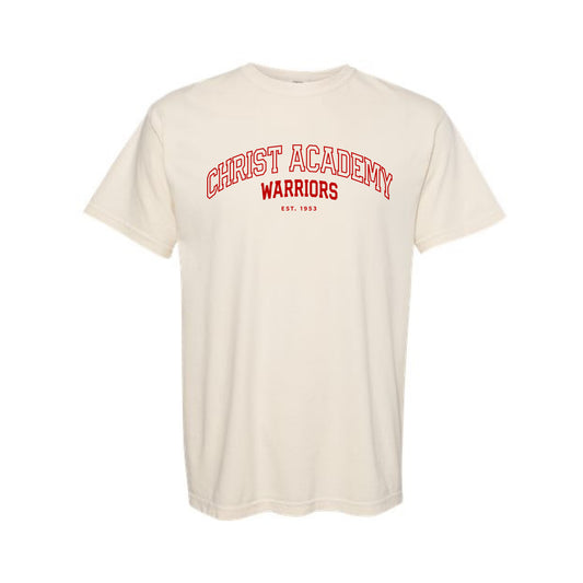 The Christ Academy Outline Arch | Adult Ivory Tee