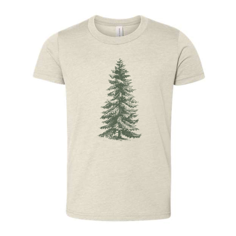 The Christmas Pine | Heather Dust Youth Tee