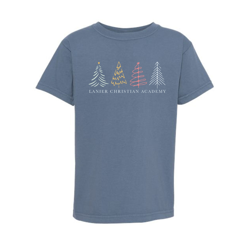 The Christmas Tress | Blue Jean Youth Tee