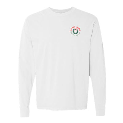 The Christmas Stamps | White Long Sleeve Tee