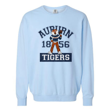 The Cheering Aubie 1856 | Hydrangea Crewneck Sweatshirt