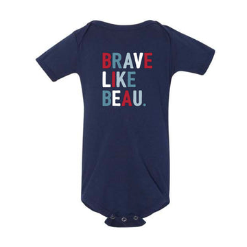 The Classic Brave Like Beau | Toddler Navy One Piece