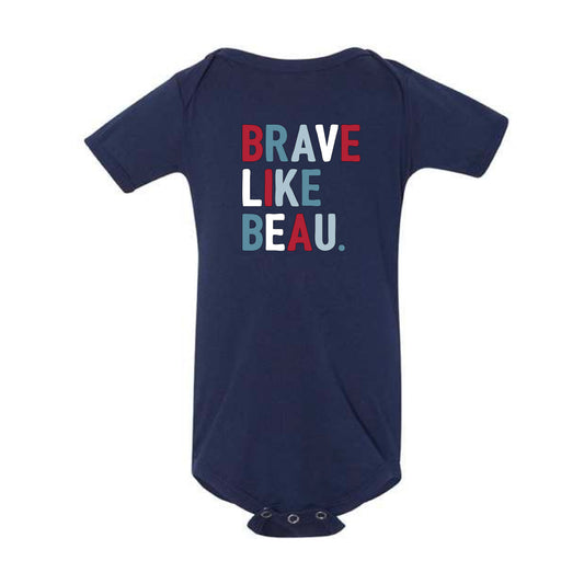 The Classic Brave Like Beau | Toddler Navy One Piece