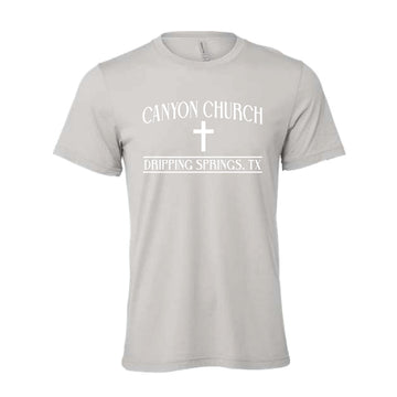 The Classic Canyon Church | Adult Solid Athletic Grey Tee