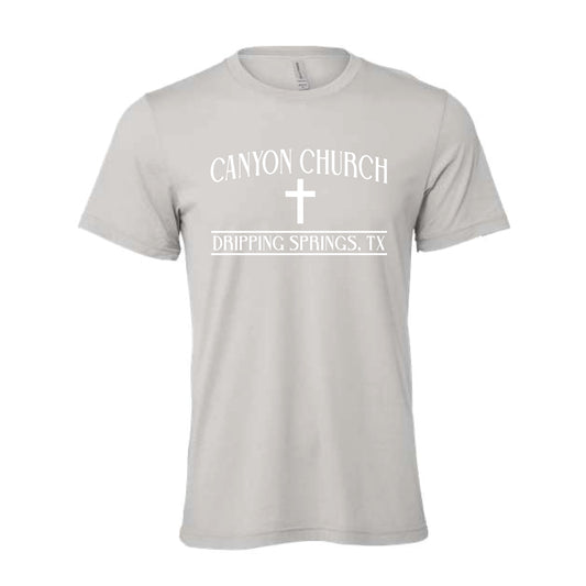 The Classic Canyon Church | Adult Solid Athletic Grey Tee