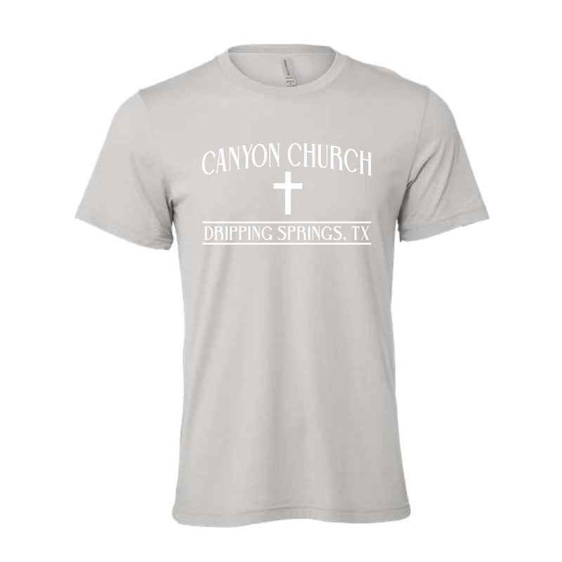 The Classic Canyon Church | Adult Solid Athletic Grey Tee