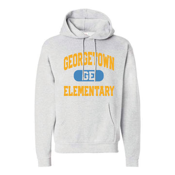 The Classic Georgetown | Adult Ash Fleece Hoodie