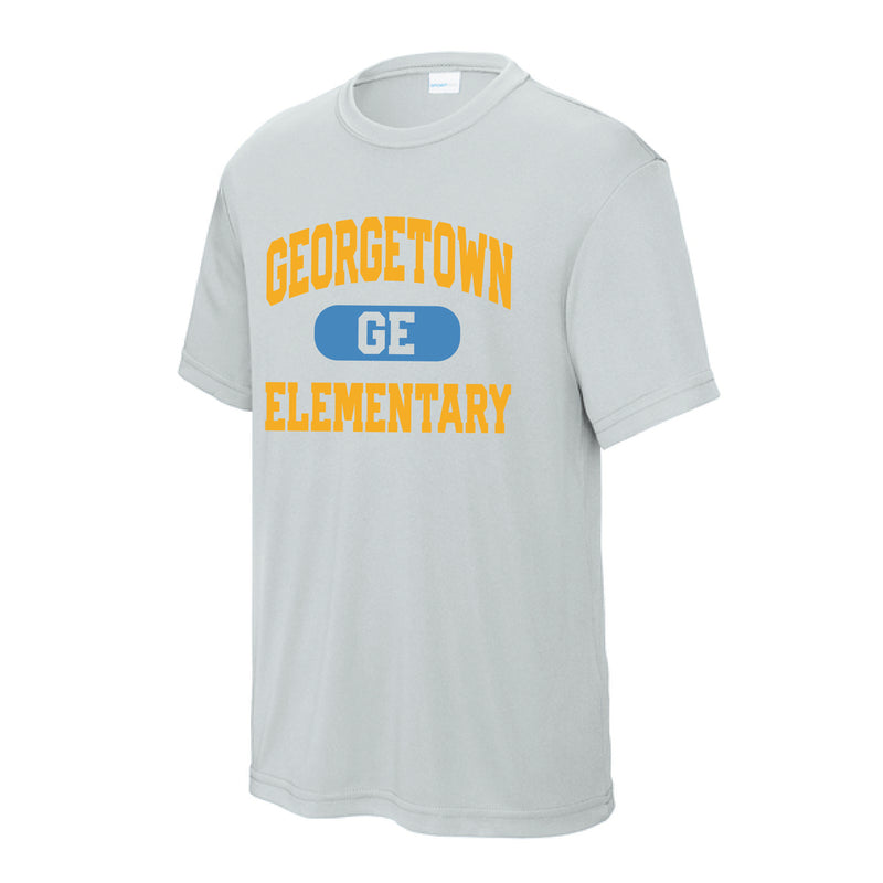 The Classic Georgetown | Adult Silver Performance Tee