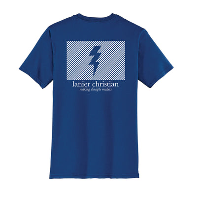 The Classic Lanier Christian | Deep Royal Tee