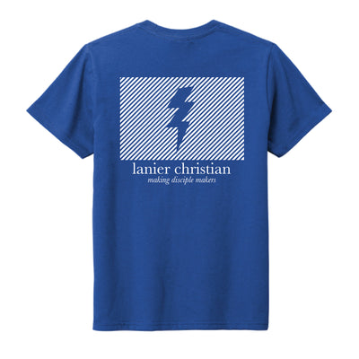 The Classic Lanier Christian | Deep Royal Youth Tee