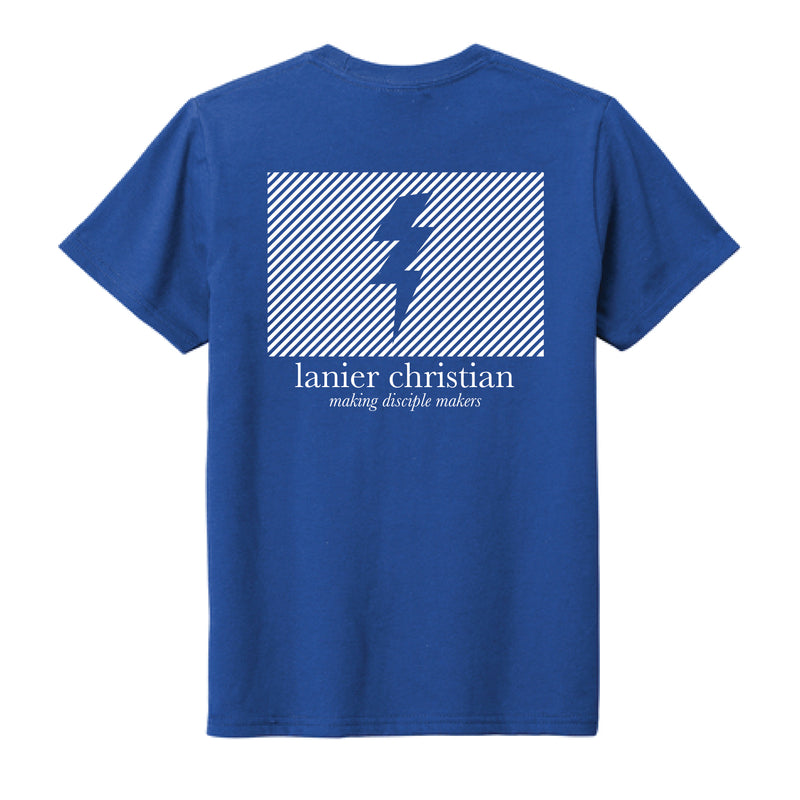 The Classic Lanier Christian | Deep Royal Youth Tee