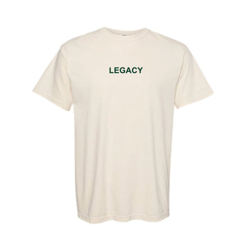 The Classic Legacy | Embroidered Ivory Tee