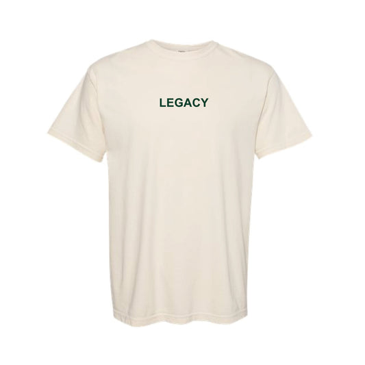 The Classic Legacy | Embroidered Ivory Tee
