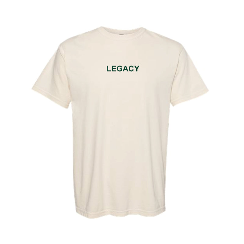 The Classic Legacy | Embroidered Ivory Tee