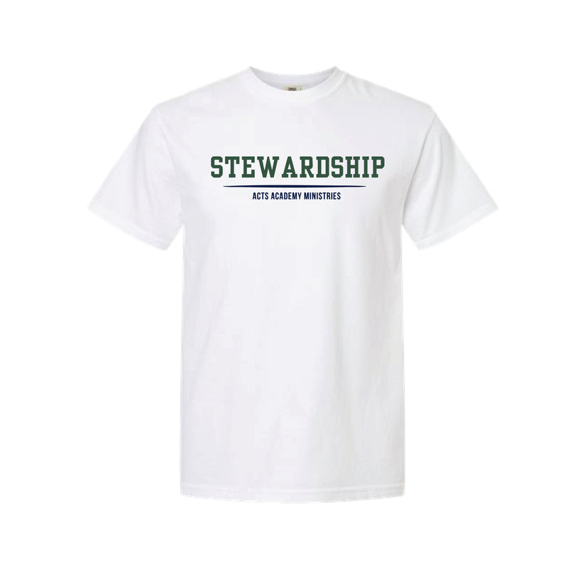 The Classic Stewardship | Adult White Tee