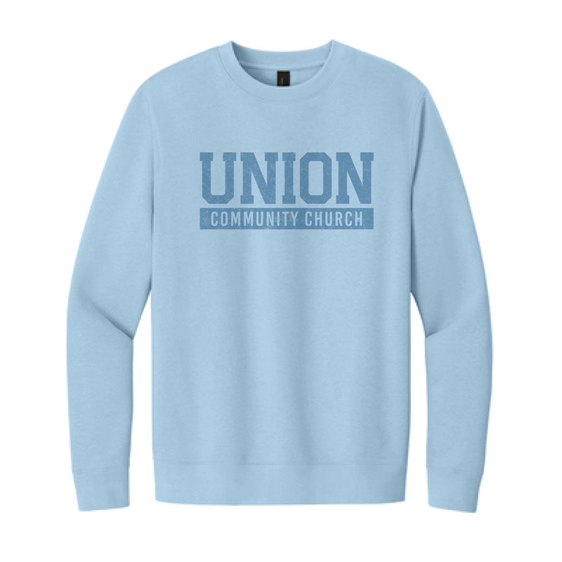 The Classic Union | Adult Ice Blue Fleece Crew