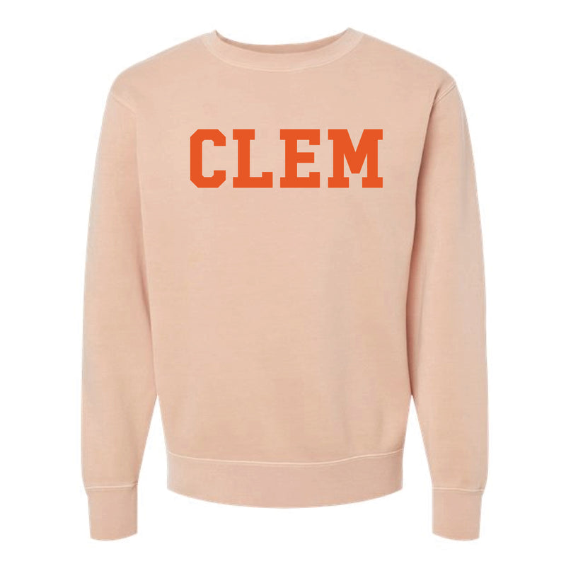 The Clem Block | Pigment Dusty Pink Sweatshirt