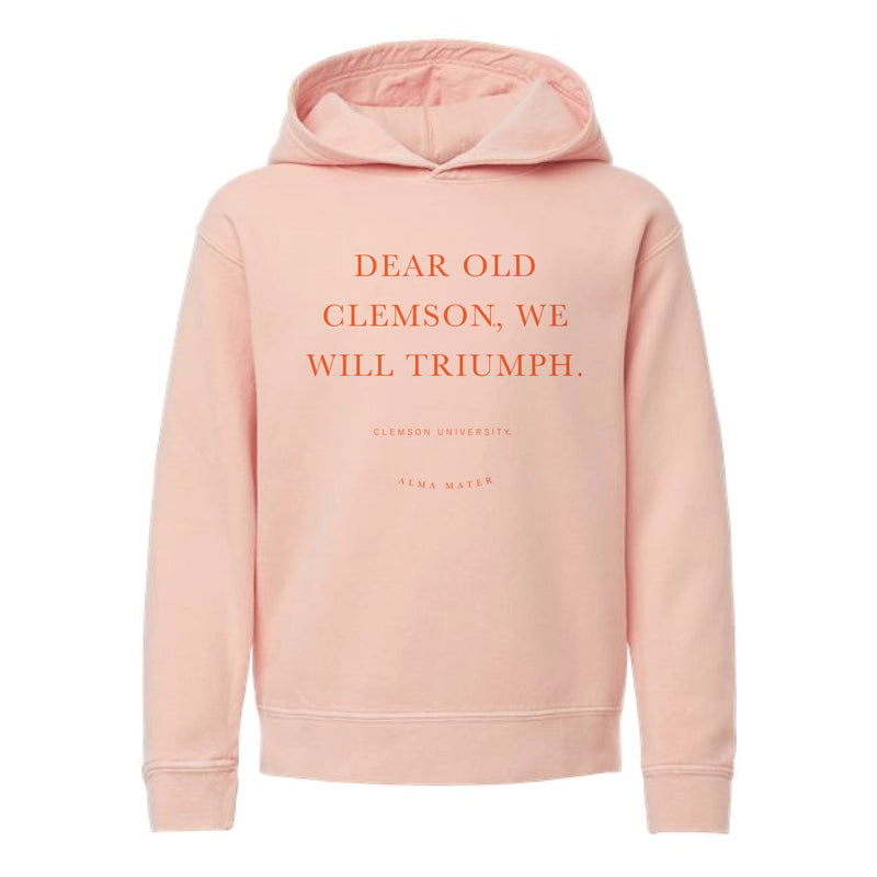 The Clemson Alma Mater | Youth Peachy Hoodie