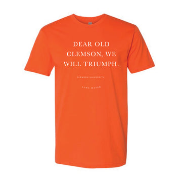 The Clemson Alma Mater | Classic Orange Tee